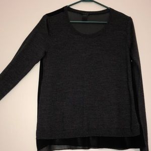Ann Taylor sheer back sweater
